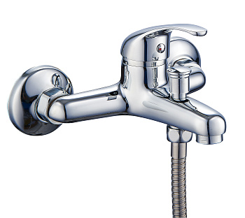 Смеситель для ванны с душем ПРОФСАН ПСМ-104-1 КОМПЛЕКТАЦИЯ тип См-ВОРНШлА