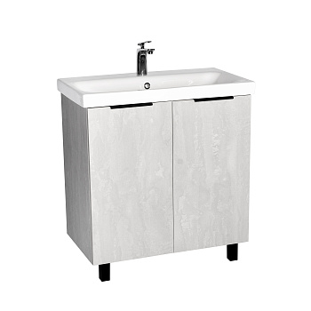 Тумба под раковину VIANT БЕРЛИН 80 напольная цемент (VBER80MDC-T2ST)