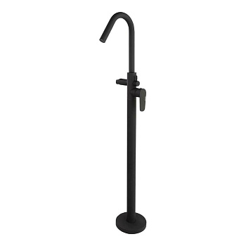 Напольный однорычажный смеситель для ванны ALEXIA 368503SNM матовый черный