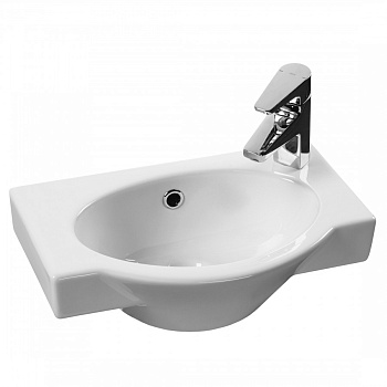 ФОРУМ Раковина 45х28 см. (П), хр.кольцо, крепление, САНТЕК