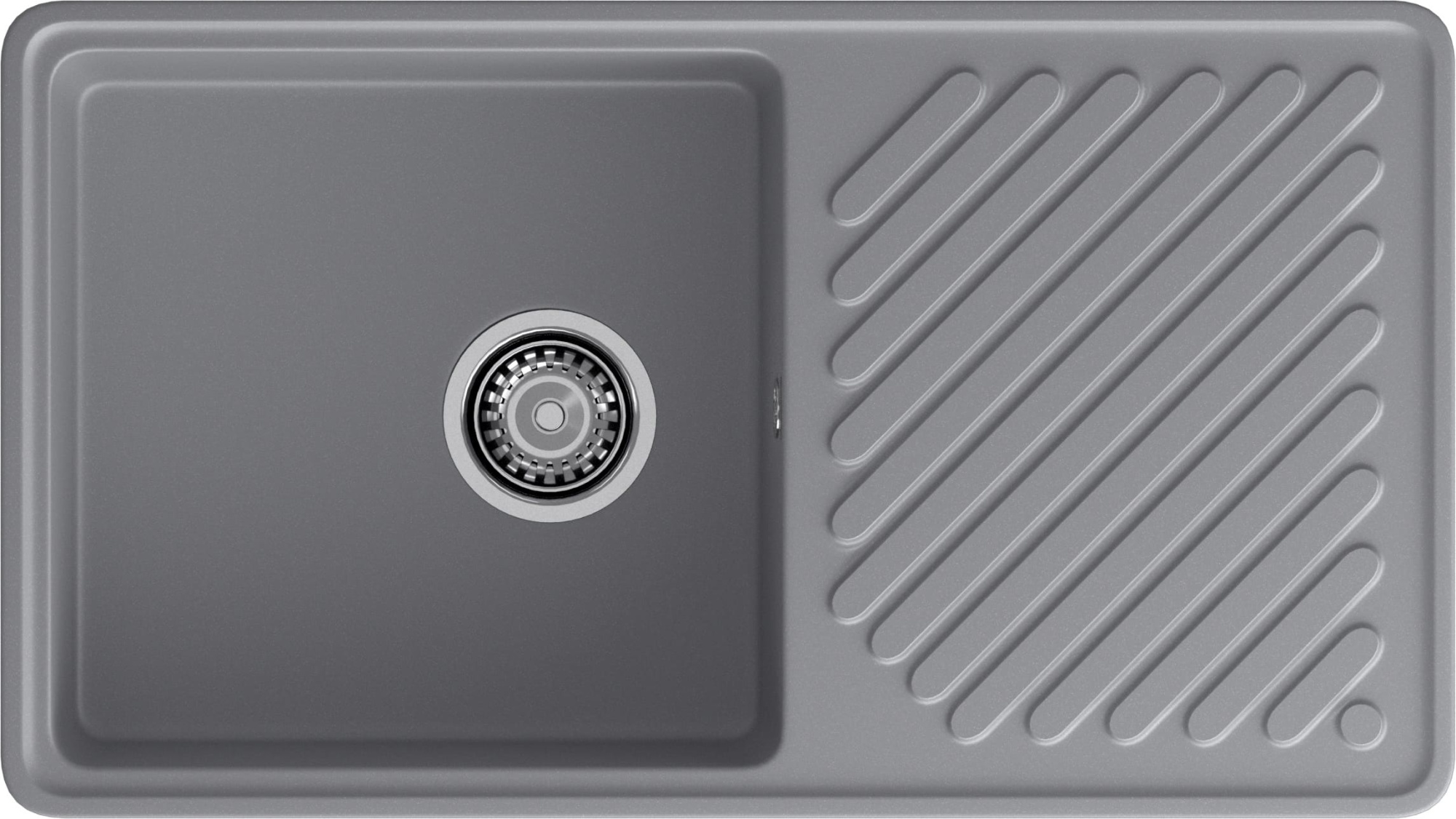 GranFest QUARZ (GF-ZL53) Мойка для кухни 860*480мм (темно-серый)