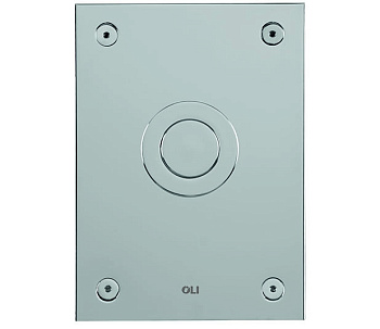 031752 Панель механ. URINAL TREND, сталь нержав., хром,  OLI