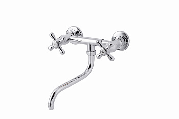 Смеситель для кухни ПРОФСАН ПСМ-108-К89 СТАНДАРТ-Б настенный тип См-МДРНр