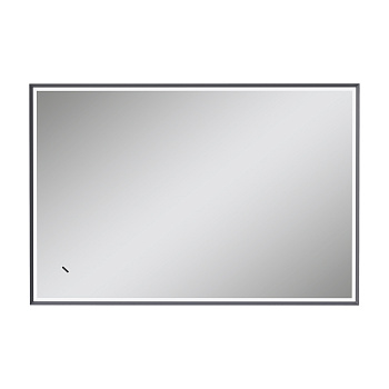 Зеркало EQUIL Smile LED 100 серый муар