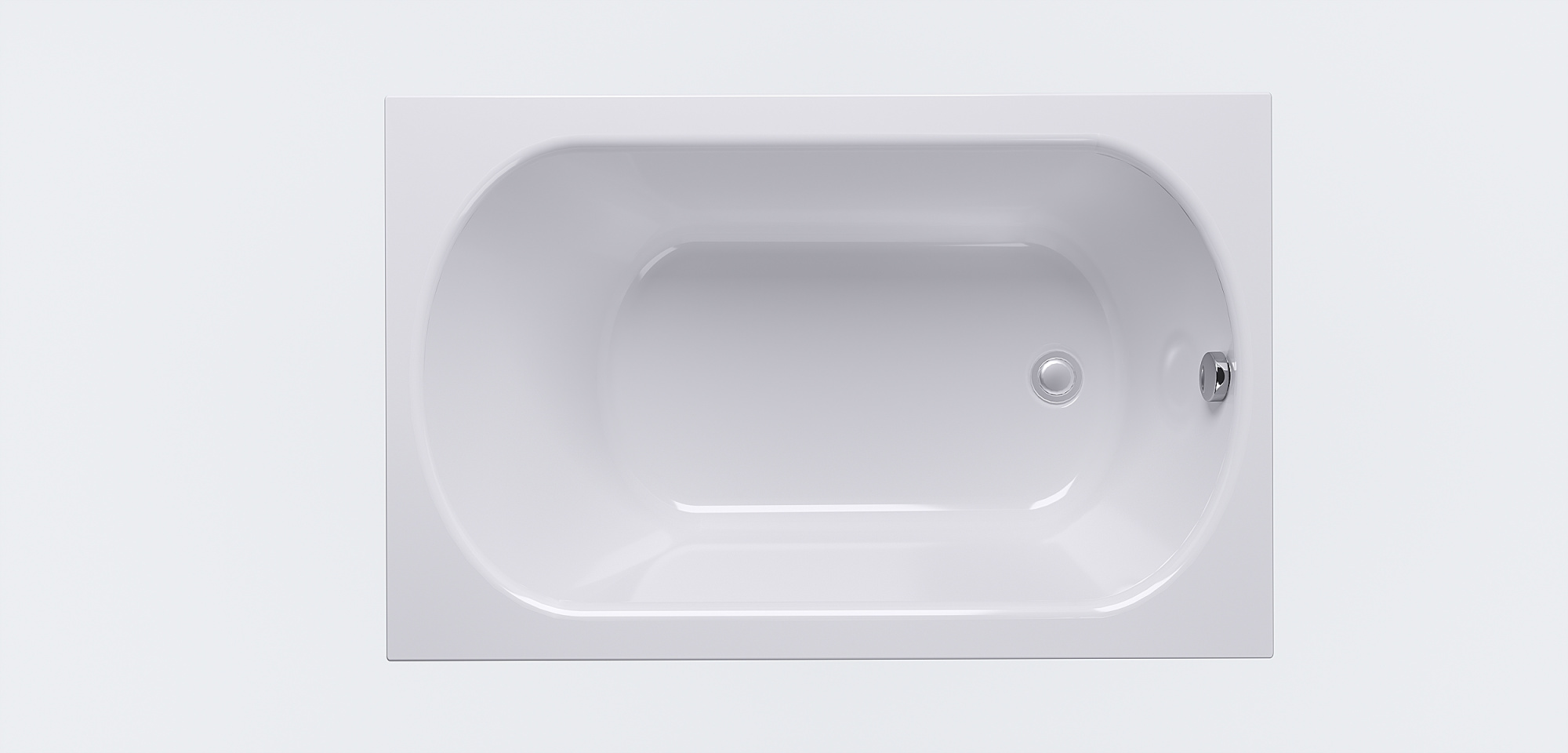 Ванна акриловая ALEX BAITLER BAIKAL 100*70 белая