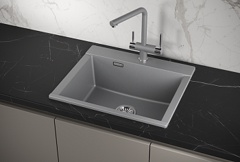 Кухонная мойка GRANULA (5804, АЛЮМИНИУМ)