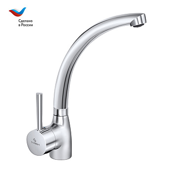 Смеситель для кухни СЛАВЕН Город СЛ-ОД-Д22 хром