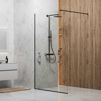 Душевая стенка SKY BLACK 900, BERGES