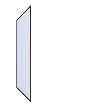 Душевая стенка ALEX BAITLER 6 серия SG61B80 прозрачное стекло