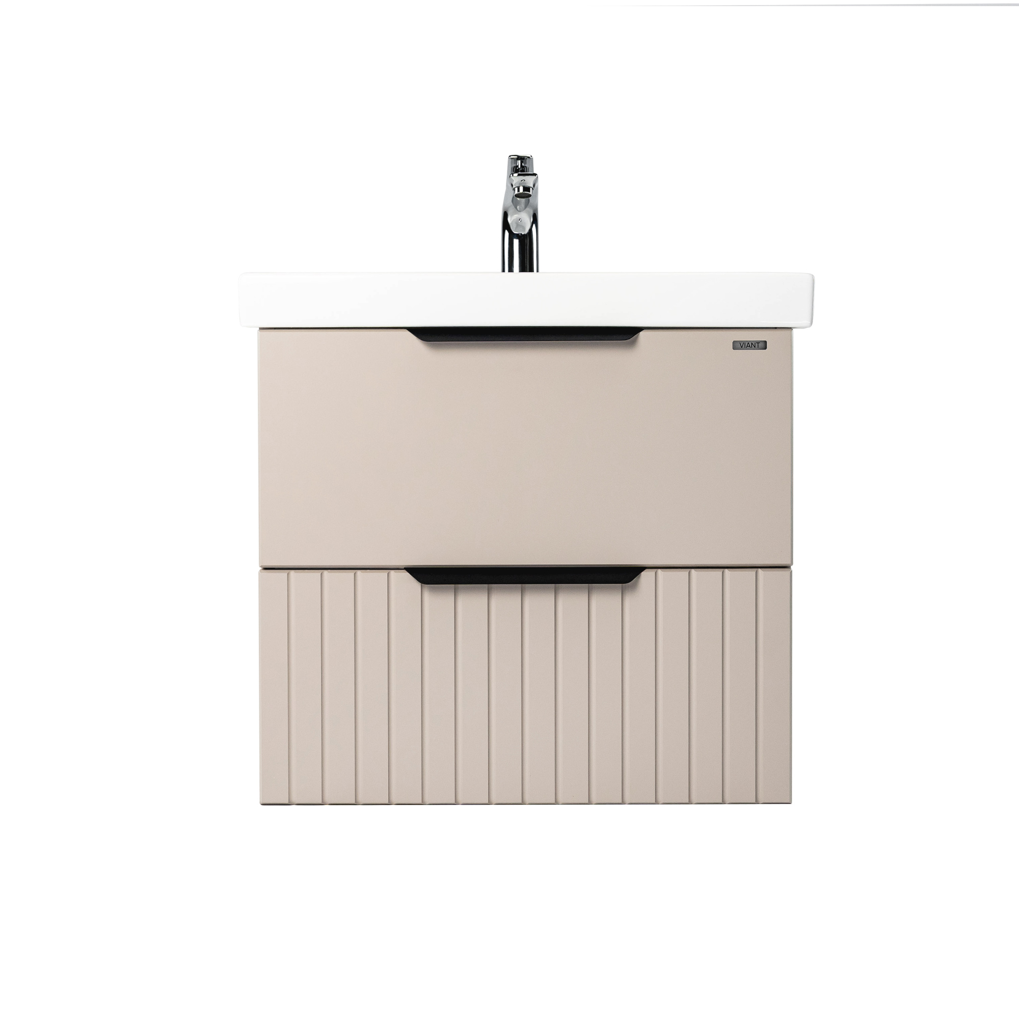 Тумба под раковину VIANT СИЦИЛИЯ 60 подвесная капучино (VSIC60MDCAP-T2YP)