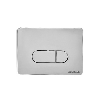 Кнопка  для инсталляции NOVUM D3, хром глянец, BERGES