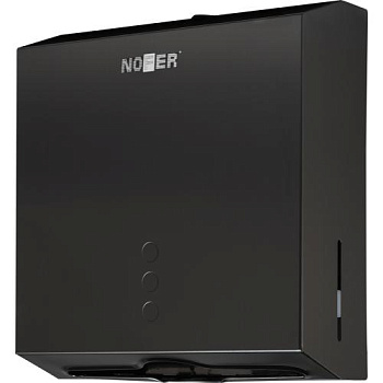  Диспенсер для бумажных полотенец Nofer из  стали черный 