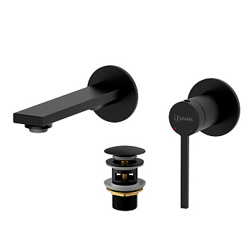 Смеситель Valday LMF-8133B-BL для раковины, встраиваемый