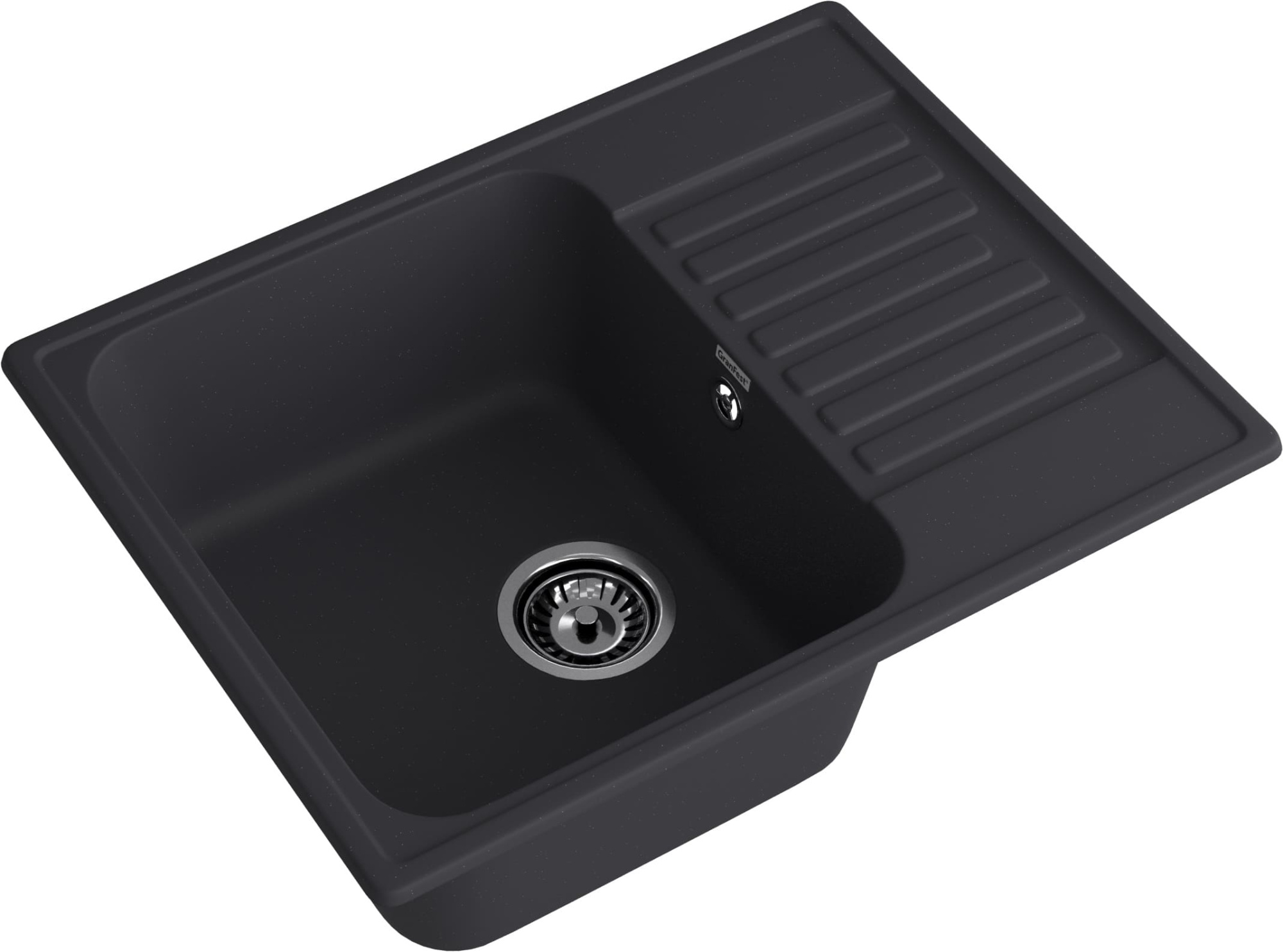 GranFest QUARZ (ECO-13) Мойка чаша+кр 620*480 (черный)