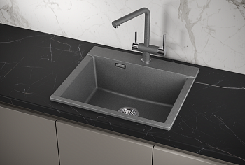 Кухонная мойка GRANULA (5804, ГРАФИТ)