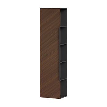 Пенал EQUIL подвесной универсальный Forest 40.R/L орех/графит