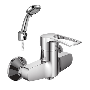 T40 Смеситель для душа, без излива(к/40), р/ОД, хром, ROS, T40-41