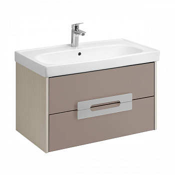 Тумба АР-ДЕКО 85, 2 ящ., кашемир (под раковину НЕО КЛАССИК 85)