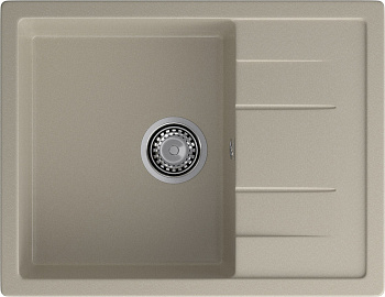 GRANFEST Мойка композит QUADRO GF-Q--650L чаша с крылом  650*500мм  топаз  арт.GF-