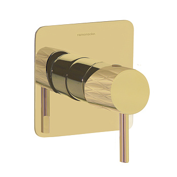 Встраиваемый смеситель для душа ODISEA JOYA 591801SOC золото брашированное на 1 выход 