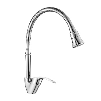 DR71 Смеситель для кухни, выс.пов.излив 164мм, р/ОД, хром, DR, DR71022