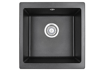 Кухонная мойка GRANULA (4451, ЧЕРНЫЙ)