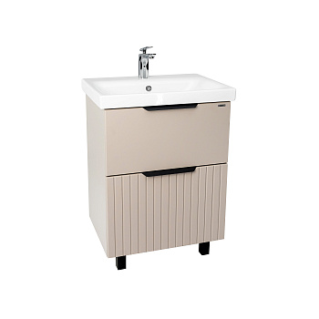 Тумба под раковину VIANT СИЦИЛИЯ 60 напольная капучино (VSIC60MDCAP-T2Y)