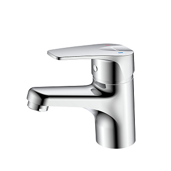 Смеситель ROSSINKA D40-13 для раковины монолитный, хром