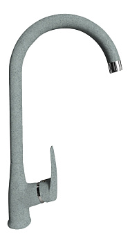 GranFest QUARZ Смеситель для кухни боковой U-образ. D-35mm (серый)