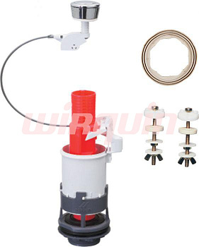 Сливной механизм MD2 с одним режимом слива., WIRQUIN