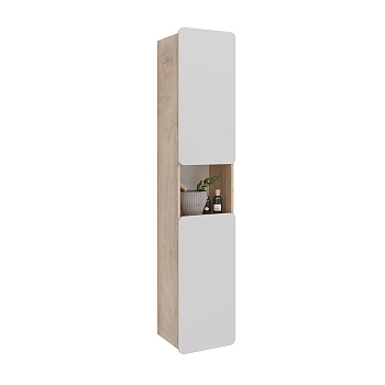 Пенал Lemark OLIVIA 35 см подвесной/напольный, 2-х дверный, открывание лев/прав, цвет корпуса: Дуб к