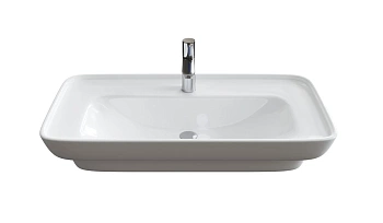 Раковина EKOKERAMA DOPPIO 0117 мебельная 810х420мм белый касабланка (EK117Р)