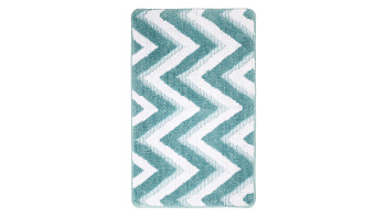 Коврик для ванной Fixsen River 1-ый FX-5004С, голубой, 50х80 см.