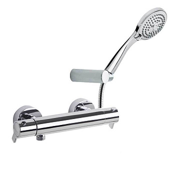 Термостатический смеситель для душа наружнего монтажа с душевым комплектом BLAUTHERM 9434T3