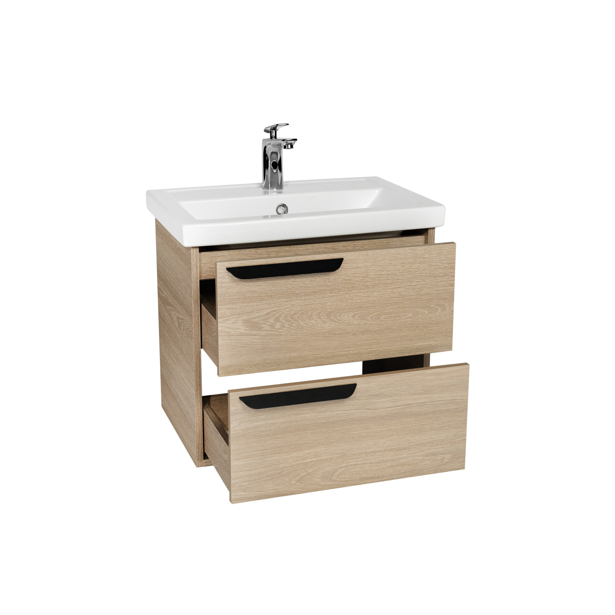 Тумба под раковину VIANT КЕЛЬН 60 подвесная светлое дерево (VKEL60FOSD-T2YP)