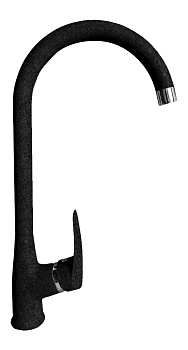 GranFest QUARZ Смеситель для кухни боковой U-образ. D-35mm (черный)