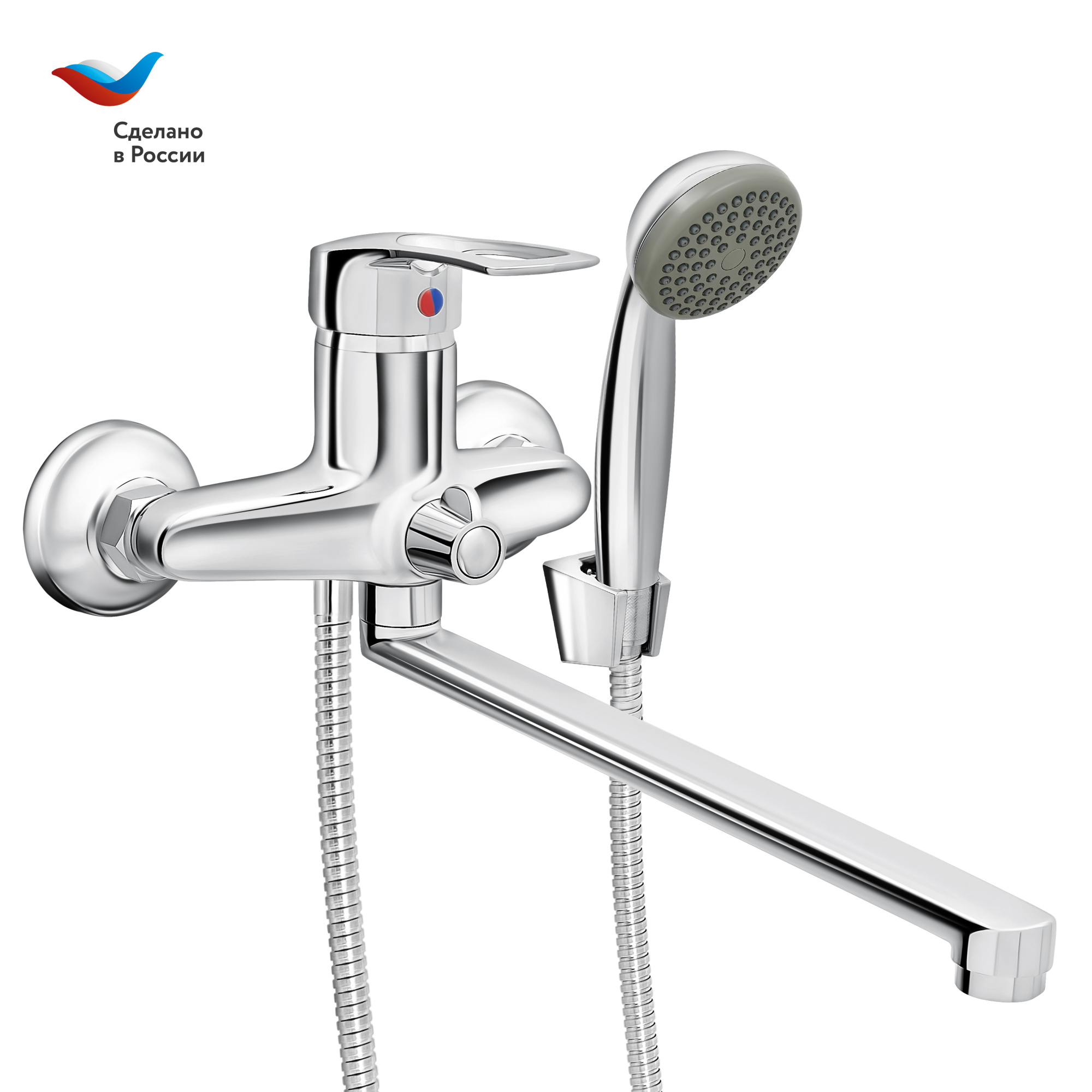Смеситель для ванны СЛАВЕН Прораб СЛ-ОД-Ц34 хром