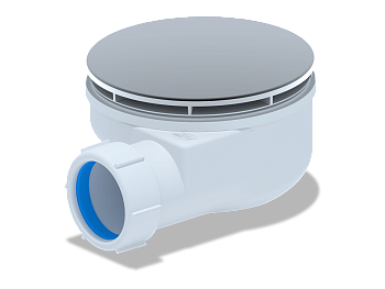 Сифон для душевого поддона АНИ Пласт E350VAL 1 1/2 дюйма 90 высота 53 вальцовка