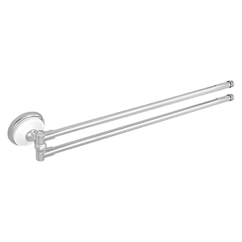 Полотенцедержатель раздвижной двойной "Solinne", B-51113-2, хром, Коллекция Blanco