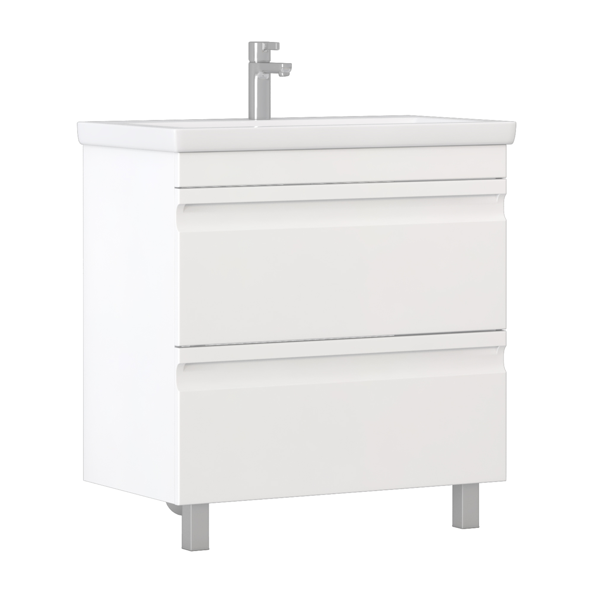 Тумба под раковину VIGO Holly 80 напольная белый (041)