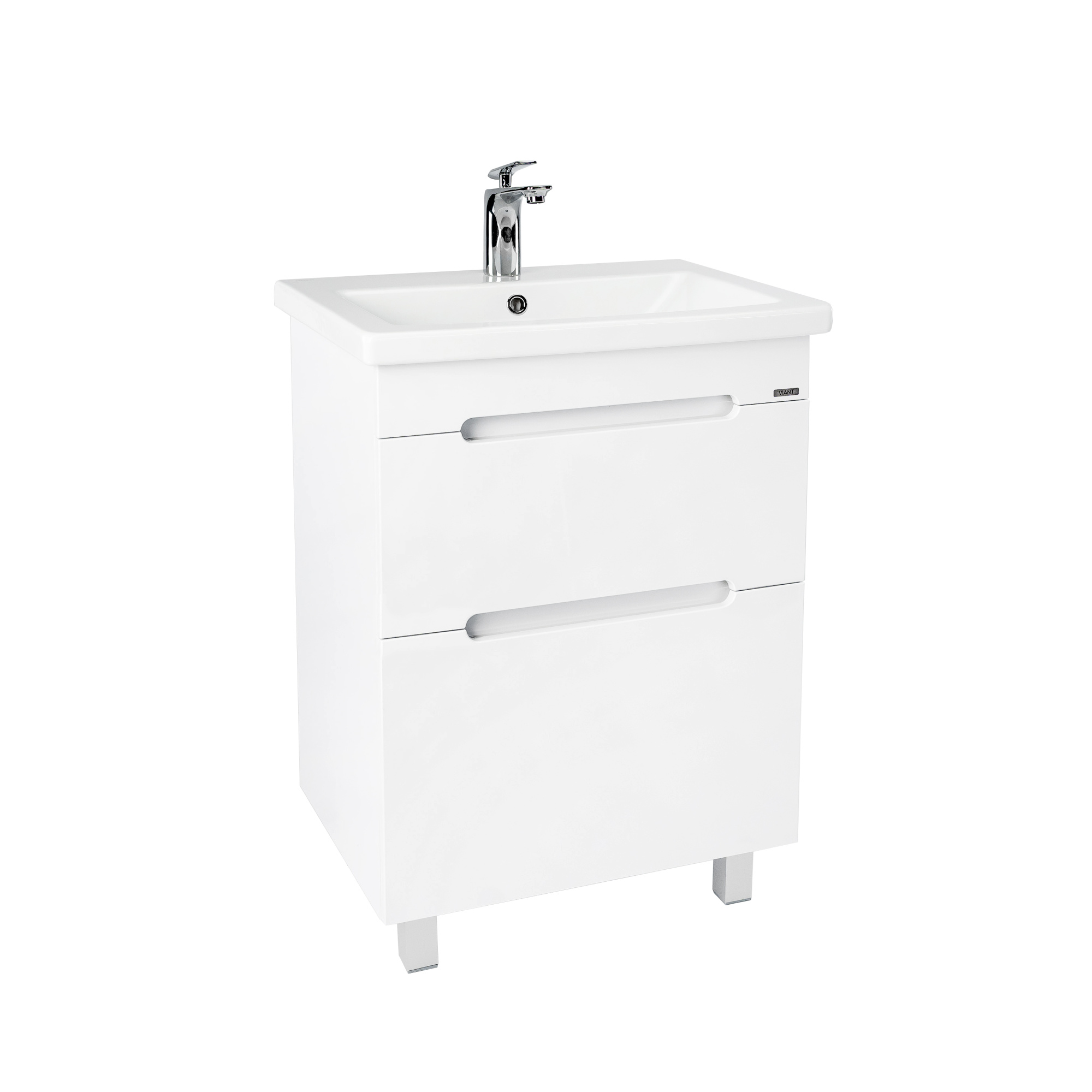 Тумба под раковину VIANT МАРСЕЛЬ 60 подвесная белый (VMAR60CO-T2Y)