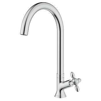 Кран для воды DECOROOM DR53010 с высоким поворотным изливом
