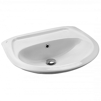БРИЗ Умывальник б/отв. 60 см., хр.кольцо, крепление, САНТЕК