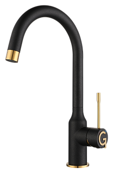 Смеситель для кухни RIVELATO Garda антрацит золото (1923502 antracite oro)