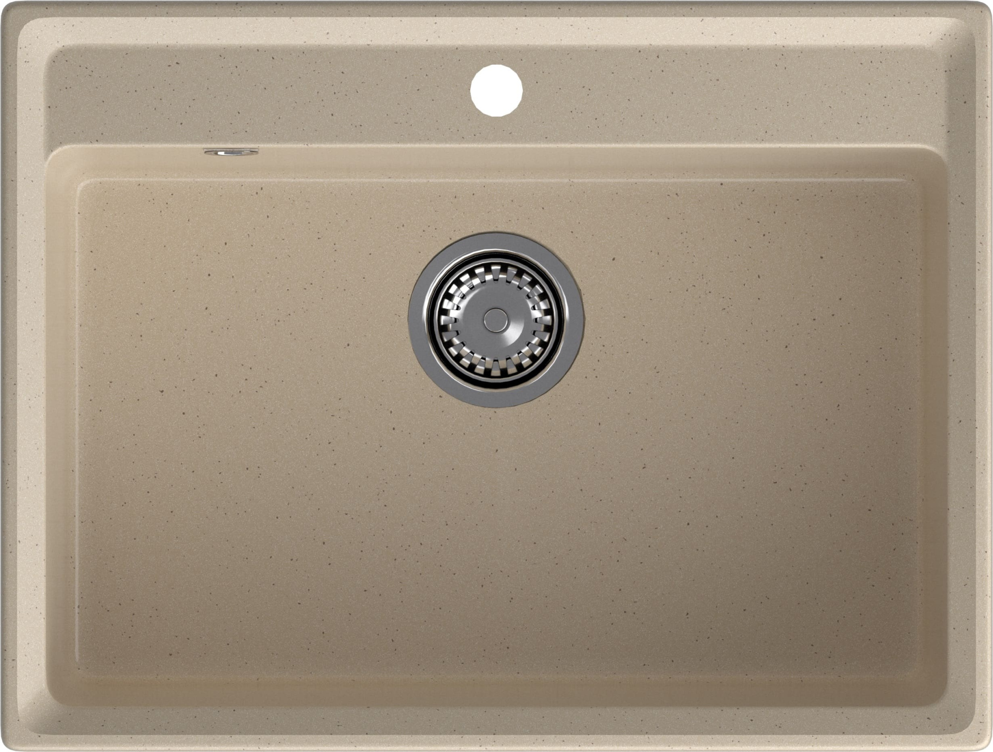 GRANFEST Мойка композит LEVEL, GF-LV-660, чаша 660*500, кашемир