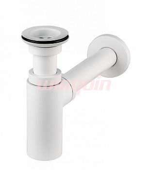 Сифон “LINEIS” для раковины 1¼ * 32 с выпуском, отвод с декоративной розеткой, латунь, весь комплект