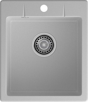 GRANFEST Мойка URBAN 242  1-чаша 420*490мм серый арт.GF-UR-