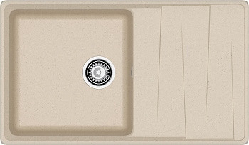 GRANFEST Мойка композит LEVEL , GF-LV-860L, чаша+крыло 860*500, кашемир 