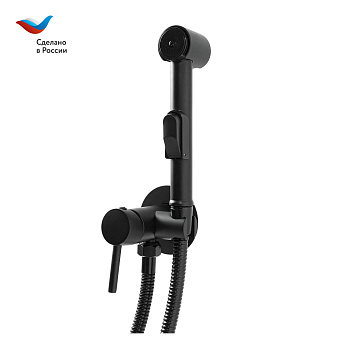 Смеситель для гигиенического душа СЛАВЕН Город СЛ-ОД-Д53 черный