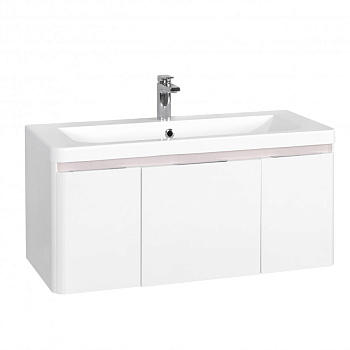 Тумба ШЕРИЛЛ 105, подвесная, белая (под раковину ШЕРИЛЛ 105)